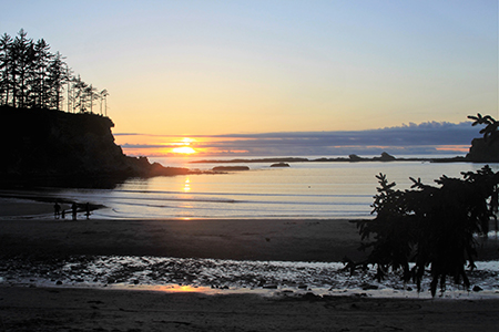 Sunset Beach in Oregon